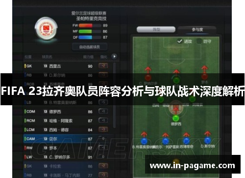 FIFA 23拉齐奥队员阵容分析与球队战术深度解析