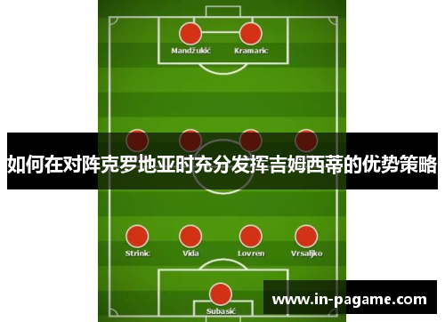 如何在对阵克罗地亚时充分发挥吉姆西蒂的优势策略
